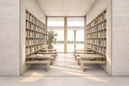 Hombroich Schule Bibliothek